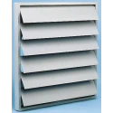 ebm-papst Ecologically Friendly Plastic Vent Grille, Parallel Slat 397 mm x 397 mm x 26 mm WSK 35