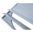 ebm-papst Ecologically Friendly Plastic Vent Grille Parallel Slat 549mm Width x 549mm Height x 31mm Depth WSK 50