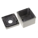 Eaton Pebble Grey Aluminium RMQ-Titan Push Button Enclosure 1 Hole 22 mm Diameter 118457 M22-I1M-SAL