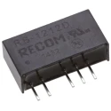 Recom DC/DC Converter Dual Output 12V DC -12V DC 42mA 12V DC Input 10.8V Minimum Input 1W Through Hole Mount RB-1212D
