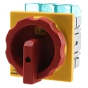 Siemens 3-Pole Panel Mount Isolator Switch  IP65, 100A, 37 kW, Red Handle, Screw Terminal