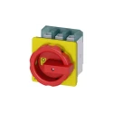 Siemens 3-Pole Panel Mount Isolator Switch  IP65, 100A, 37 kW, Red Handle, Screw Terminal
