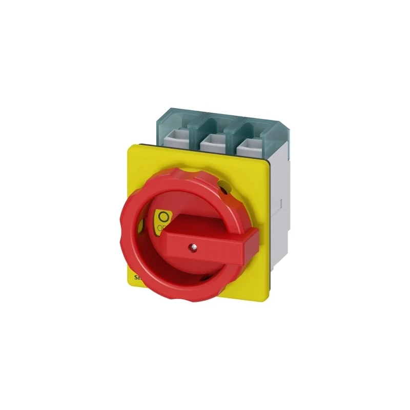 Siemens 3-Pole Panel Mount Isolator Switch  IP65, 100A, 37 kW, Red Handle, Screw Terminal