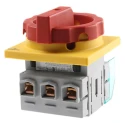 Siemens 3-Pole Panel Mount Isolator Switch  IP65, 100A, 37 kW, Red Handle, Screw Terminal