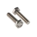 RS PRO Plain Stainless Steel Hex Bolt M4 x 16 mm 316 A4 Stainless Steel DIN 933 263-2132