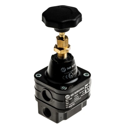 Norgren Pneumatic Regulator G1/4 0.4 bar Maximum Operating Temperature 70°C Series 11-818-110