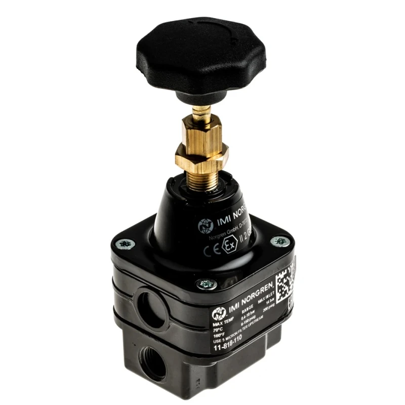 Norgren Pneumatic Regulator G1/4 0.4 bar Maximum Operating Temperature 70°C Series 11-818-110