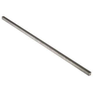 RS PRO 1 Stainless Steel Gear Rack 500 mm Long 160 Teeth 10 mm Face Width 521-7809