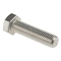 RS PRO Stainless Steel Hex Bolt M16 x 60 mm DIN 933 A4 Type 316 Stainless Steel 263-2299