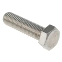 RS PRO Stainless Steel Hex Bolt M16 x 60 mm DIN 933 A4 Type 316 Stainless Steel 263-2299