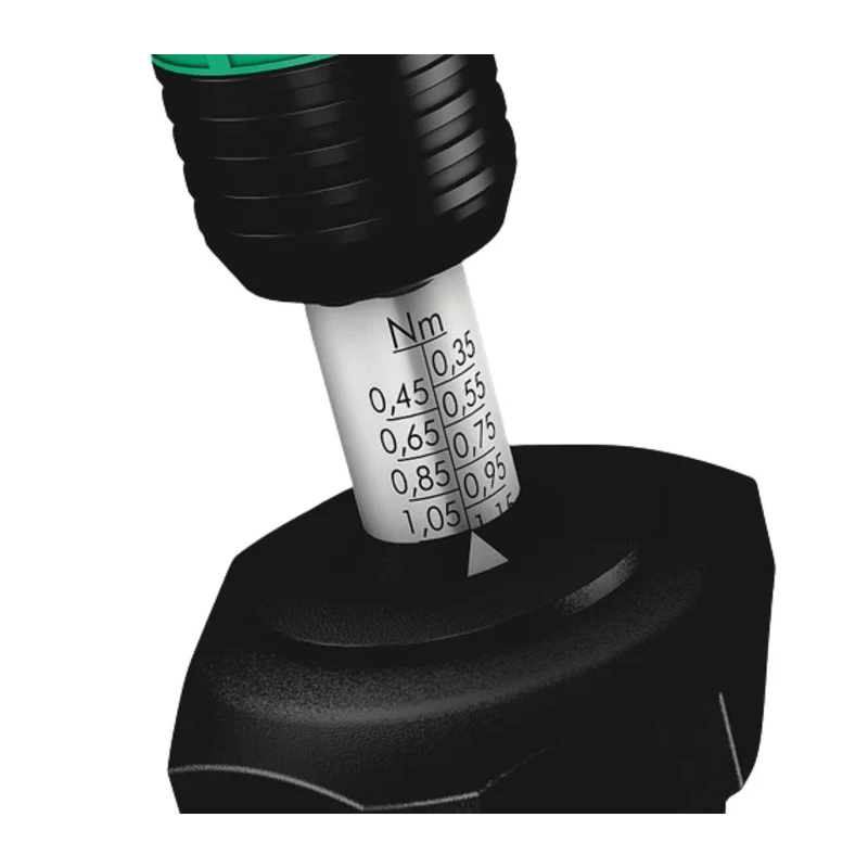 Wera Adjustable Torque Screwdriver 0.3 To 1.2 Nm, 1/4 in Drive, ±6 % Accuracy 05074700001