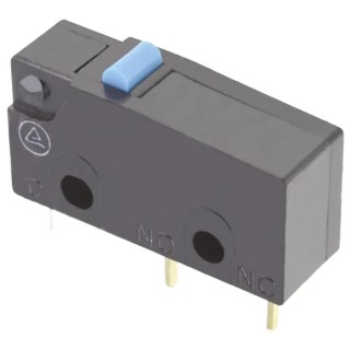 Omron Pin Plunger Subminiature Micro Switch, PCB Terminal, 5A, 250V AC, 30V DC, SPDT, IP40 SSG-5P-5