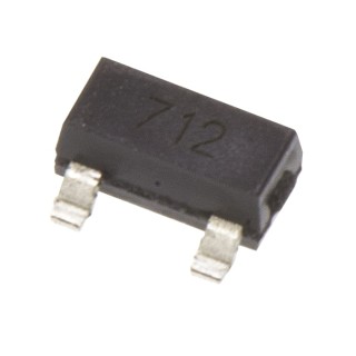 Semtech 2-Element Bi-Directional TVS Diode, 400 W, 3-Pin SOT-23 SM712.TCT