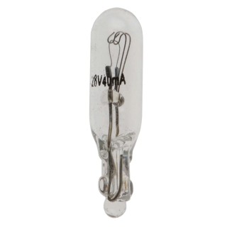 RS PRO Indicator Light, Clear, 28V, 40mA, Incandescent Lamp, 5mm Diameter, 20mm Length 655-9744