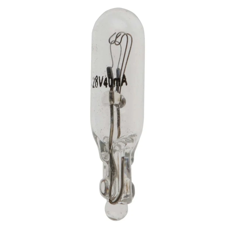 RS PRO Indicator Light, Clear, 28V, 40mA, Incandescent Lamp, 5mm Diameter, 20mm Length 655-9744
