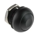ITW Switches RS PRO Miniature Push Button Switch Momentary Panel 13.6 mm Cutout SPST Black LED IP67 50 V DC 32 V AC 734-6704