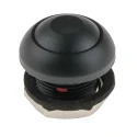 ITW Switches RS PRO Miniature Push Button Switch Momentary Panel 13.6 mm Cutout SPST Black LED IP67 50 V DC 32 V AC 734-6704