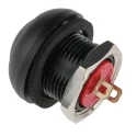 ITW Switches RS PRO Miniature Push Button Switch Momentary Panel 13.6 mm Cutout SPST Black LED IP67 50 V DC 32 V AC 734-6704