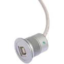HARTING USB Cable Male USB Type B to Male USB 2.0, Grey, 500 mm 09454521910