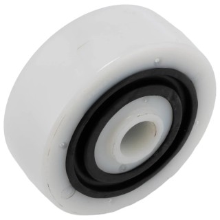 Tente White Polyamide Trolley Wheel 320 kg Load Capacity, 100mm Diameter, 36mm Width, Roller Bearing HUR100/36X12PAF White