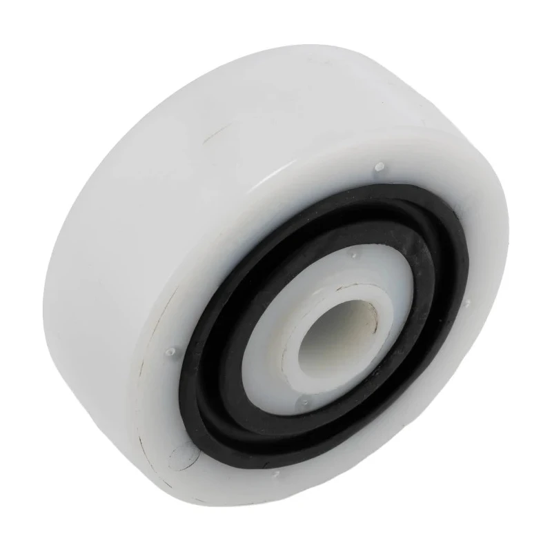 Tente White Polyamide Trolley Wheel 320 kg Load Capacity, 100mm Diameter, 36mm Width, Roller Bearing HUR100/36X12PAF White