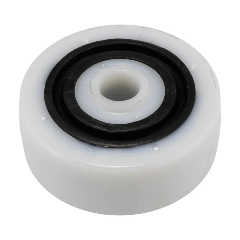 Tente White Polyamide Trolley Wheel 320 kg Load Capacity, 100mm Diameter, 36mm Width, Roller Bearing HUR100/36X12PAF White