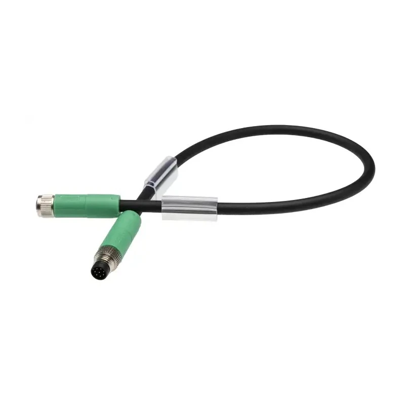 Phoenix Contact Sensor Actuator Cable Male 8 way Straight to Female 8 way Straight, 300 mm, 30V, PUR Jacket 1404196