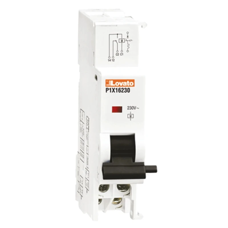 Lovato Electric DIN Rail Undervoltage Release Circuit Trip for use with P1MB Series P1X14230