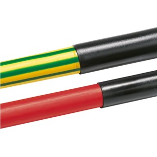 HellermannTyton Heat Shrink Tubing Black 12.7 mm Sleeve Diameter x 1.2 m Length 3:1 Shrink Ratio TA32