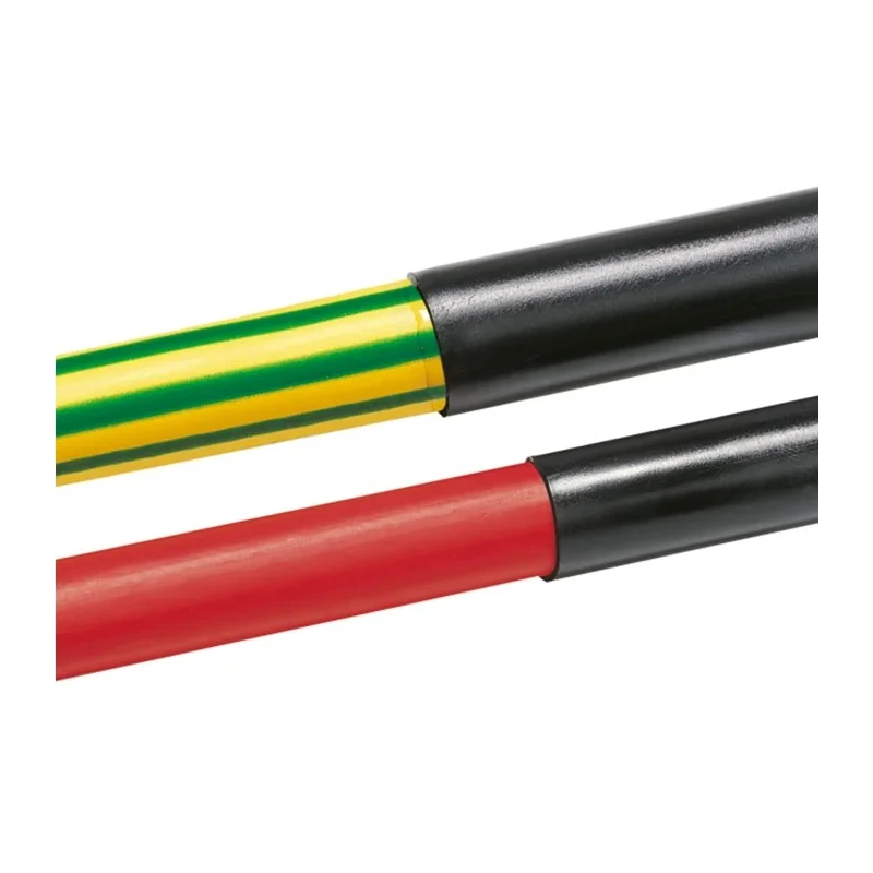 HellermannTyton Heat Shrink Tubing Black 12.7 mm Sleeve Diameter x 1.2 m Length 3:1 Shrink Ratio TA32