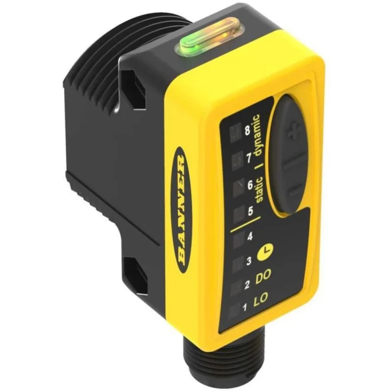 Banner Diffuse Photoelectric Sensor, Block Sensor, 400 mm Detection Range, NPN/PNP Output, IP67 Rated 