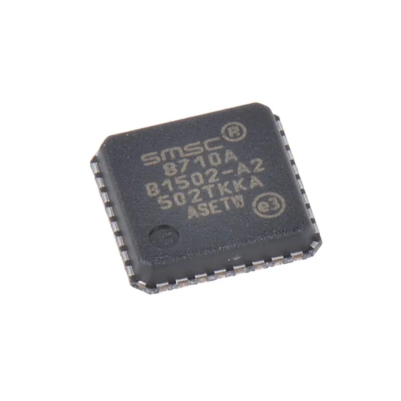 Microchip 32-Pin QFN Ethernet Transceiver 1.62 V to 3.3 V 100 Mbps RMII Full Duplex/Half Duplex LAN8710A-EZC-TR