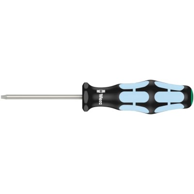 Wera Standard Torx & Torx Plus Screwdriver, T8 Tip, 60 mm Blade, 141 mm Overall 05032050001