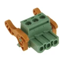 Phoenix Contact MSTB 2.5/3-ST-5.08-LR Series Pluggable Terminal Block, 3-Contact, 5.08 mm Pitch, 1 Row, 630 V, 12 A 1808899