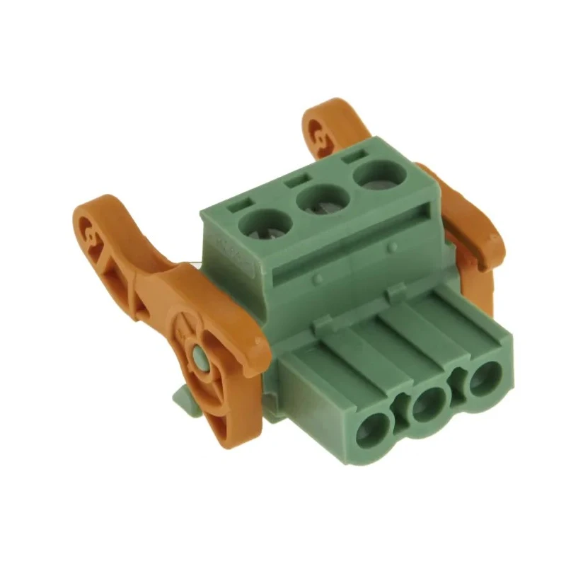 Phoenix Contact MSTB 2.5/3-ST-5.08-LR Series Pluggable Terminal Block, 3-Contact, 5.08 mm Pitch, 1 Row, 630 V, 12 A 1808899