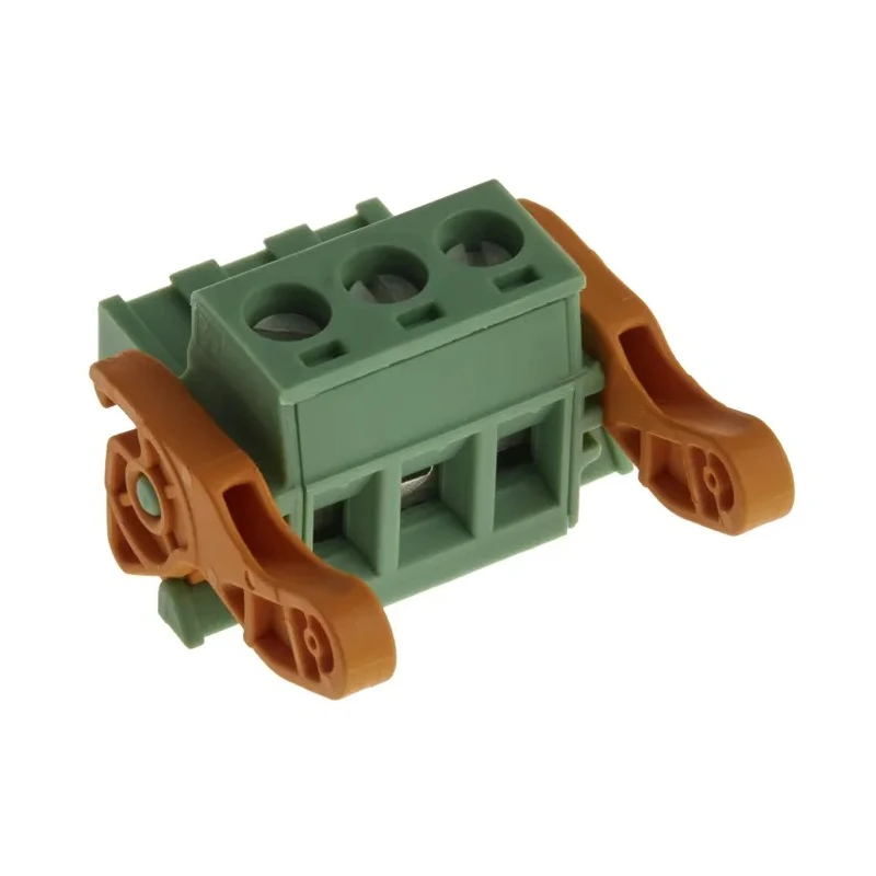 Phoenix Contact MSTB 2.5/3-ST-5.08-LR Series Pluggable Terminal Block, 3-Contact, 5.08 mm Pitch, 1 Row, 630 V, 12 A 1808899