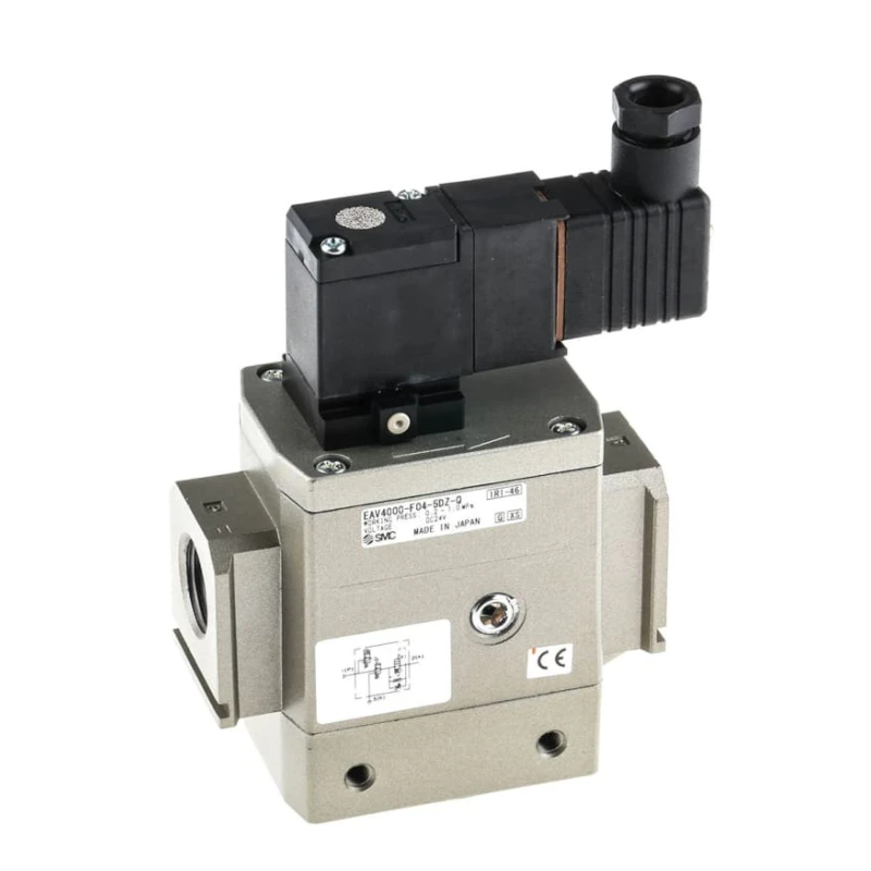 SMC Pneumatic Soft Start Valve G 1/2 Female Control Valve 1 MPa Operating Pressure EAV4000-F04-5DZ-Q