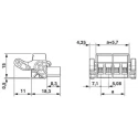 Phoenix Contact MSTB 2.5/3-ST-5.08-LR Series Pluggable Terminal Block, 3-Contact, 5.08 mm Pitch, 1 Row, 630 V, 12 A 1808899