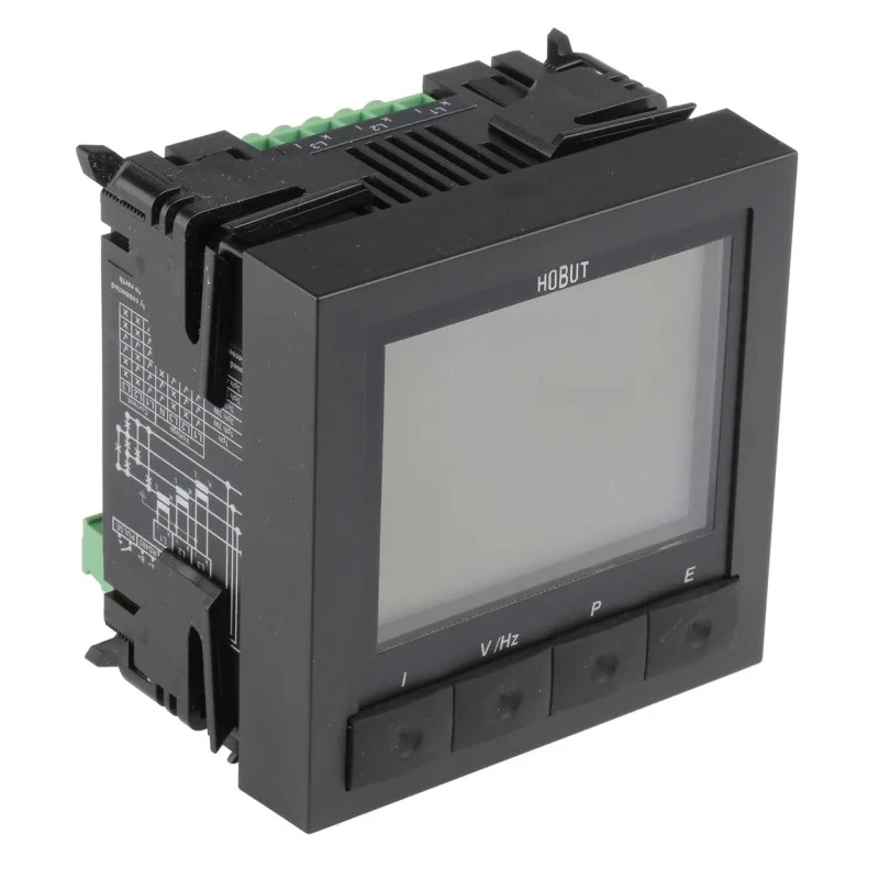 HOBUT Electromechanical 3 Phase LCD Energy Meter 92x92mm Cutout, Depth 80mm M850-LTHN-RS-PO