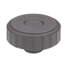 Elesa Black Polypropylene Knurled Clamping Knob M10 Threaded Hole, 54 mm Diameter, 18 mm Thread Length, Model 134426