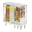 Finder PCB Force Guided Relay 24V DC Coil Voltage 2-Pole DPDT 50.12.9.024.1000