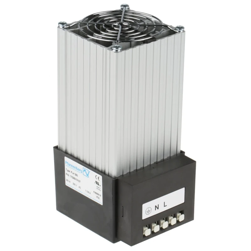 Pfannenberg 70 °C Enclosure Heater 230V AC 250W Output Snap Mount FLH Series 17025010107