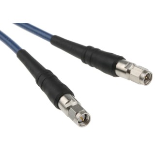 Huber+Suhner SUCOTEST Series Coaxial Cable Male SMA to Male SMA, 914 mm 50 Ω ST18/SMAM/SMAM/36IN