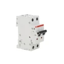 ABB System Pro M Compact S200M Miniature Circuit Breaker, 2-Pole, 2A, Type C, 440V AC, 125V DC, 10 2CDS272001R0024 S202M-C2