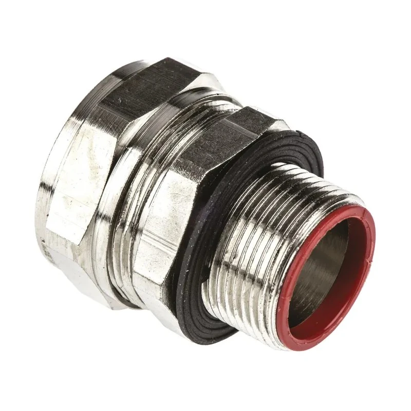 Adaptaflex Nickel Plated Brass Conduit Fitting 25 mm Nominal Size M25 Thread IP66 IP67 IP68 IP69K 7TCA296030R0215 SPL25/M25/M