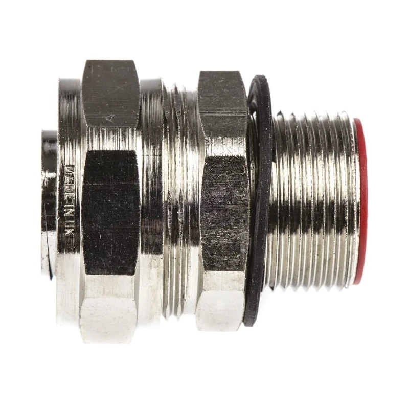 Adaptaflex Nickel Plated Brass Conduit Fitting 25 mm Nominal Size M25 Thread IP66 IP67 IP68 IP69K 7TCA296030R0215 SPL25/M25/M