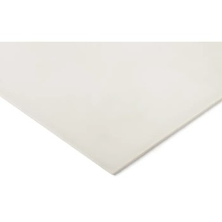RS PRO White Polyethylene High Density Plastic Sheet 500 mm x 500 mm x 30 mm 137-663