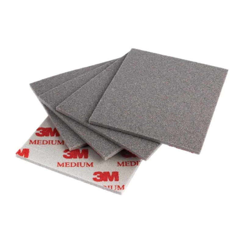 3M Softback Sanding Block Medium Grade Aluminium Oxide Abrasive 140 mm x 115 mm 03808