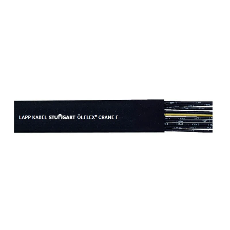 Lapp ÖLFLEX CRANE F Control Cable, 12 Cores 1.5mm² 16 AWG, 50 m Length, Unscreened Stranded Copper Conductors, Black 0041046