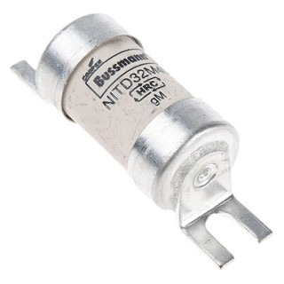 Eaton 32A British Standard Fuse A1 High Rupture Capacity 415V AC Tag Fuse NITD32M40